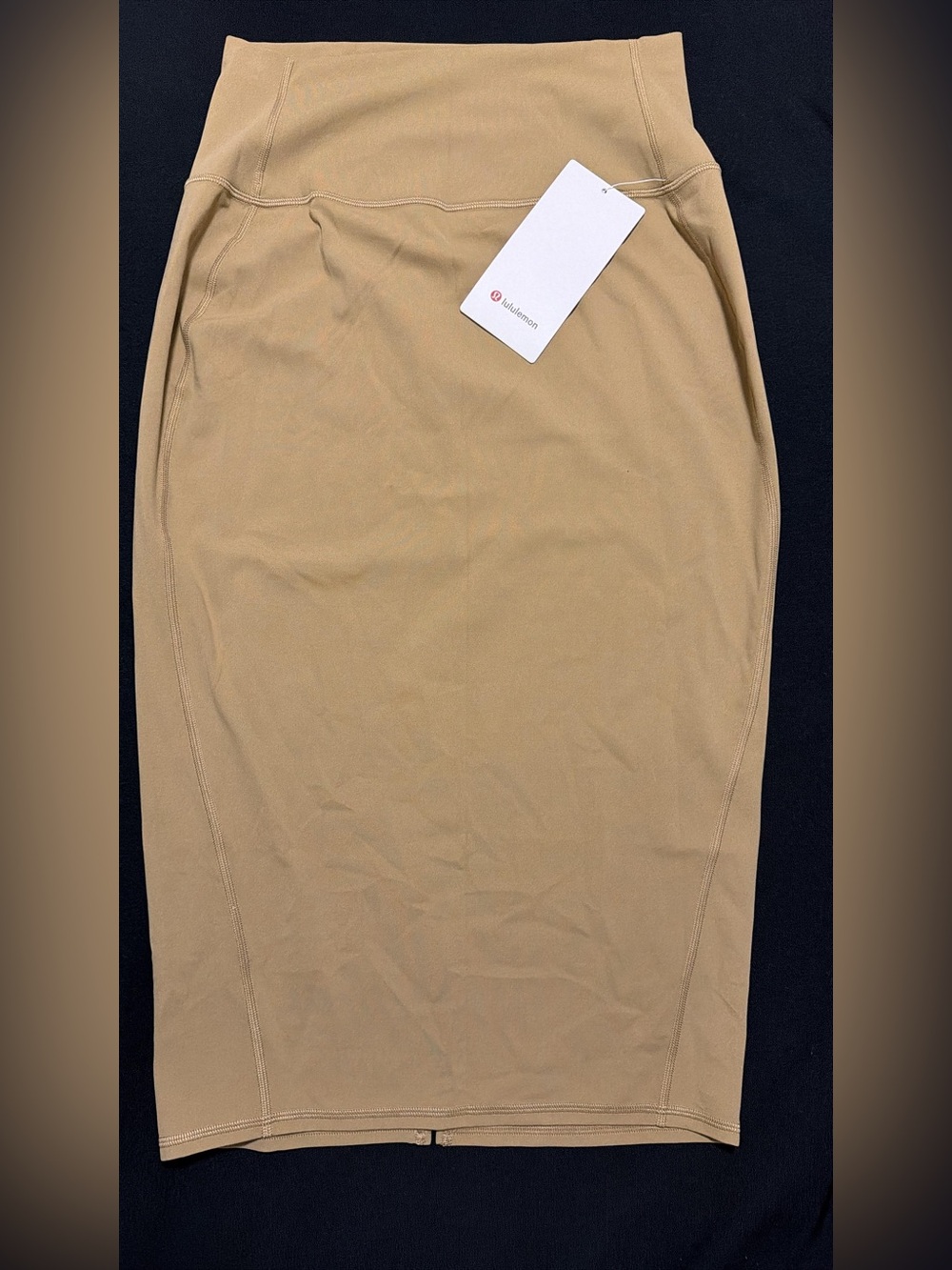 lululemon athletica Tan Pencil Skirt – Sleek Straight Fit